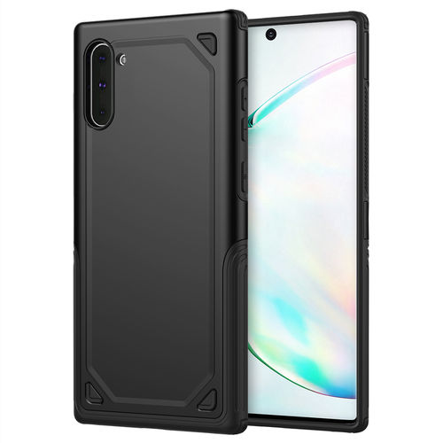 Hybrid Guard Plate Shockproof Case for Samsung Galaxy Note 10 - Black